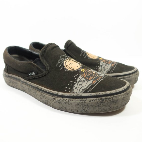 Vans Peanuts Charlie Brown Pigpen Slip On Sneakers - Men's Size 8.5 - Picture 3 of 8